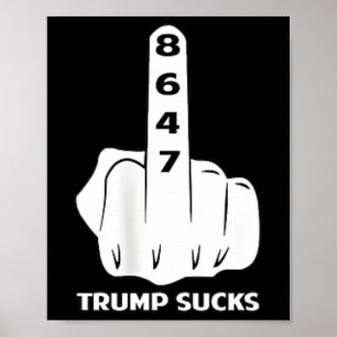 Anti Trump 86 47 Retro Impeach 47 Anti-trump Vance Poster