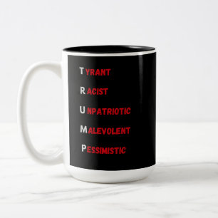 Anti Trump Acronym 2 Two-Tone Coffee Mug