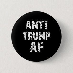 Anti Trump Af Funny Impeach Him President  6 Cm Round Badge