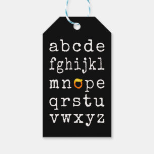 Anti-Trump Alphabet - Nope V Gift Tags
