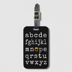 Anti-Trump Alphabet - Nope V Luggage Tag