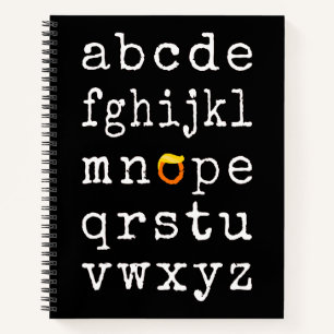 Anti-Trump Alphabet - Nope V Notebook