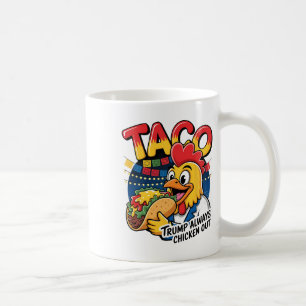 Anti Trump Always Chicken Out Funny Protest Coffee Mug