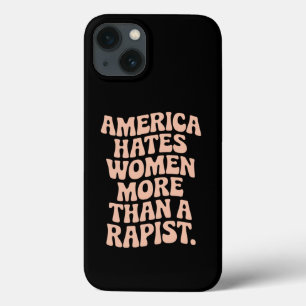 Anti Trump Anti MAGA Protest Feminist Activist iPhone 13 Case