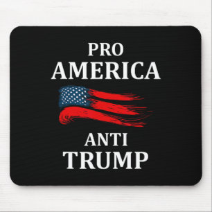 Anti-trump Anti Trump 2024 American Usa Flag Mouse Pad