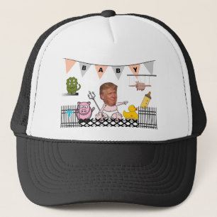 Anti Trump / Baby, Trucker Hat