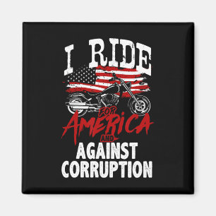 Anti Trump Biker Resist Against Corruption Protest Magnet