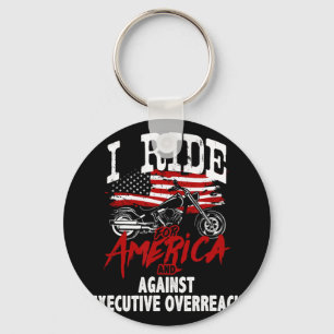 Anti Trump Biker Resist Against Executive Overreac Key Ring
