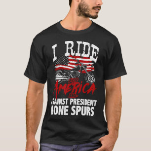 Anti Trump Biker Resist Against President Bone Spu T-Shirt