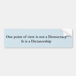 anti Trump bumper sticker