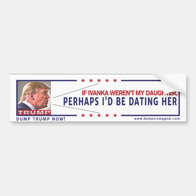 Anti-Trump Bumper Sticker (Front)