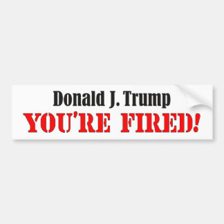 Anti-Trump Bumper Sticker