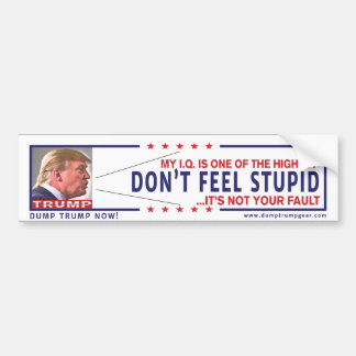 Anti-Trump Bumper Sticker