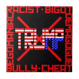 Anti Trump Ceramic Tile