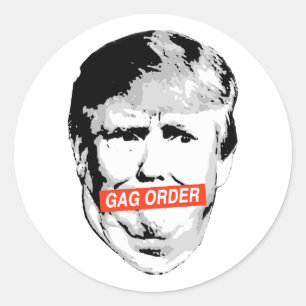 Anti-Trump Classic Round Sticker
