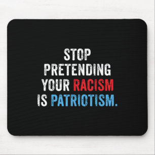 Anti Trump Co Uni-adults Anti-racism , Black, Smal Mouse Pad