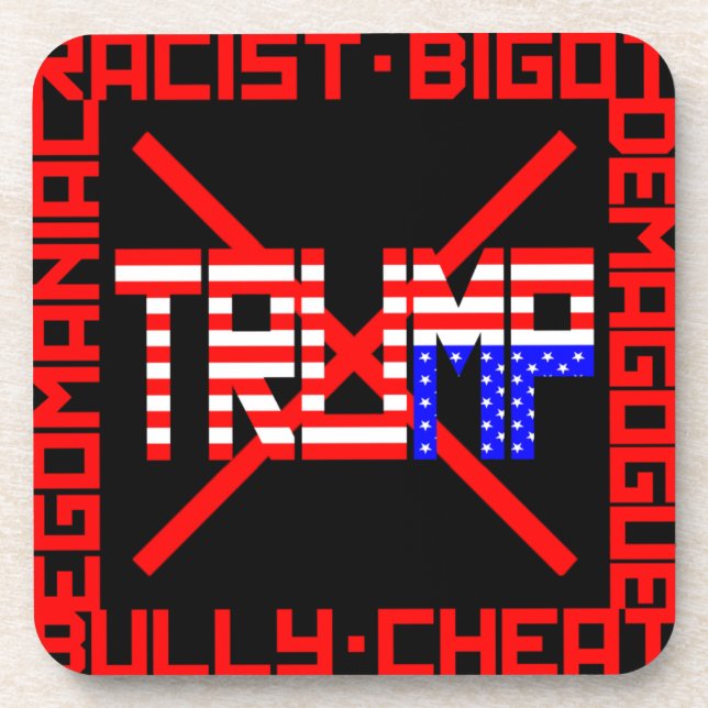 Anti Trump Coaster (Front)