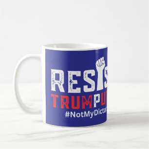 Anti trump coffee mug