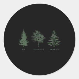 Anti-trump Comfort Subtle F Trump Fir Dogwood Tama Classic Round Sticker