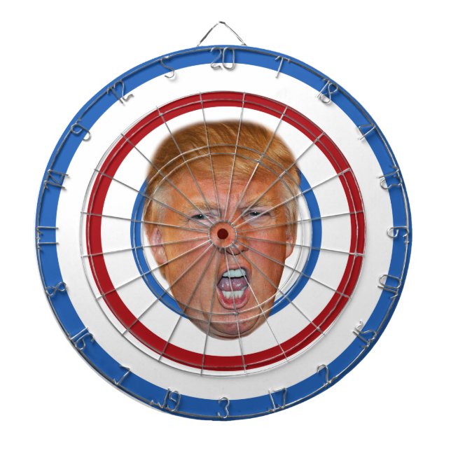 Anti-Trump Dart Board (Front)