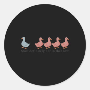 Anti Trump Democratic Political Satire Blue Wave R Classic Round Sticker