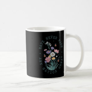Anti Trump Floral Butterflies Democrat President L Coffee Mug