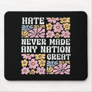 Anti Trump Floral Butterflies Democrat President L Mouse Pad