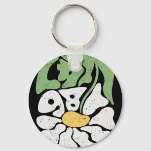 Anti Trump Floral Democrat President Liberal Key Ring