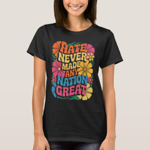 Anti Trump Floral Democrat President Liberal T-Shirt