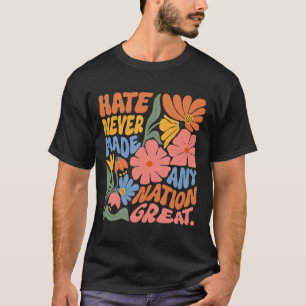 Anti Trump Floral Democrat President Liberal  T-Shirt