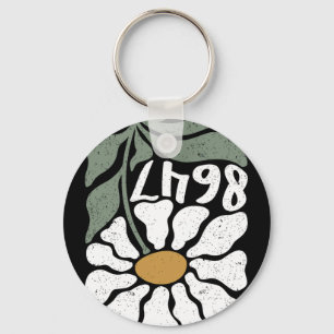 Anti-trump Floral Statement Design Key Ring