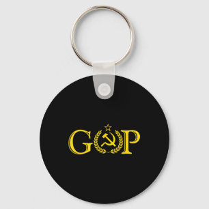 Anti Trump Gop _ Russian Republican _ Political Key Ring