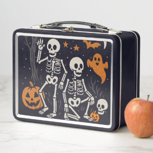 Anti Trump Halloween Skeleton FDT Trump Halloween Metal Lunch Box