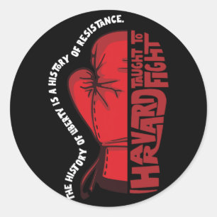 Anti-trump Harvard Political Protest Classic Round Sticker