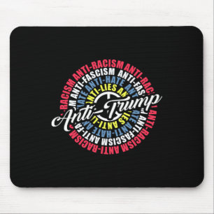 Anti Trump Hate Lies And Fascism Resist 2024 Elect Mouse Pad