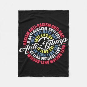 Anti Trump Hate Lies And Fascism Resist Election Fleece Blanket