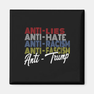Anti Trump Hate Lies And Fascism Resist Vote Nov 5 Magnet
