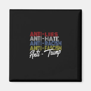 Anti Trump Hate Lies And Fascism Resist Vote Nov 5 Magnet