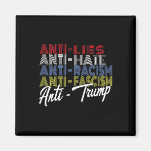 Anti Trump Hate Lies And Fascism Resist Vote Nov 5 Magnet