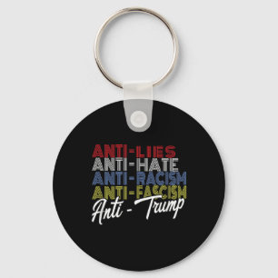 Anti Trump Hate Lies And Fascism Resist Vote Nov Key Ring