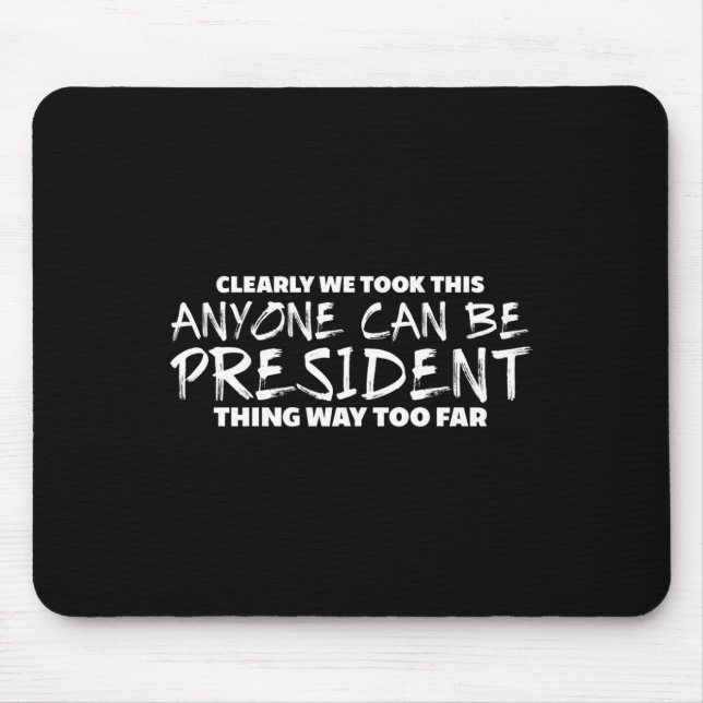 Anti Trump Hate Long Sleeve  Mouse Pad (Front)