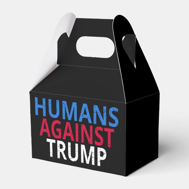Anti-Trump - Humans Against Trump Favour Box (Front Side)