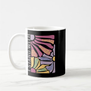 Anti Trump I Stand With Canada Greenland Justice D Coffee Mug
