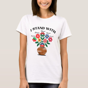 Anti Trump I Stand With Canada Mexico Greenland Uk T-Shirt