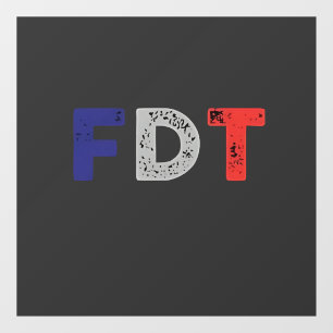 Anti Trump Maga FDT Resist Democracy Retro