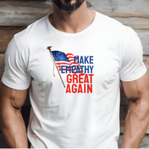 Anti-Trump merch protest flag blue red T-Shirt