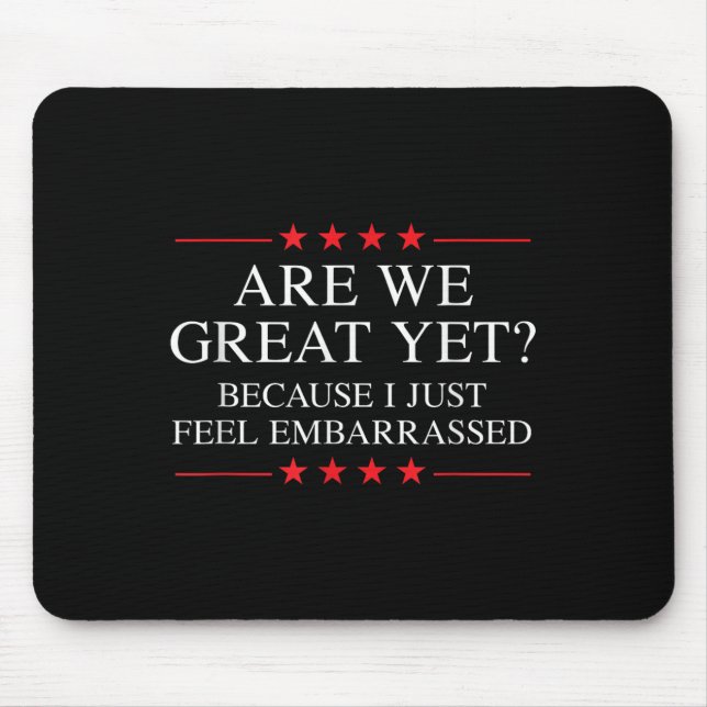 Anti Trump Merchandise For Liberals &amp; Mouse Pad (Front)