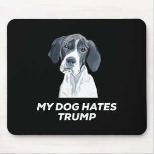 Anti Trump My Dog Hates Trump Shirt Mouse Pad