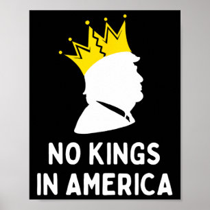 Anti-trump No Kings In America  Poster