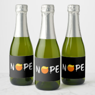 Anti-Trump - Nope Edition II Sparkling Wine Label